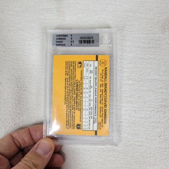 Baseball Cards Lot BCCG EGS Beckett Mint 1989 1990 1987 1985 Gem Jackson Bonds - Picture 8 of 13